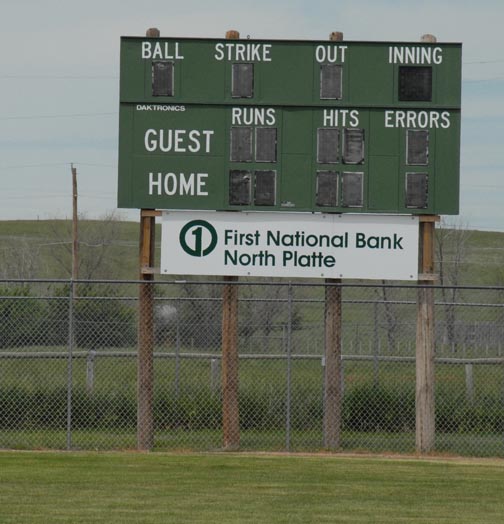 Infield at Chadron Nebraska